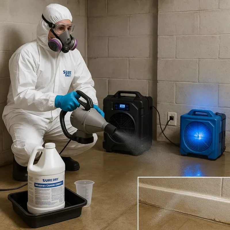 Sanitization and Odor Removal process in Beachwood, OH